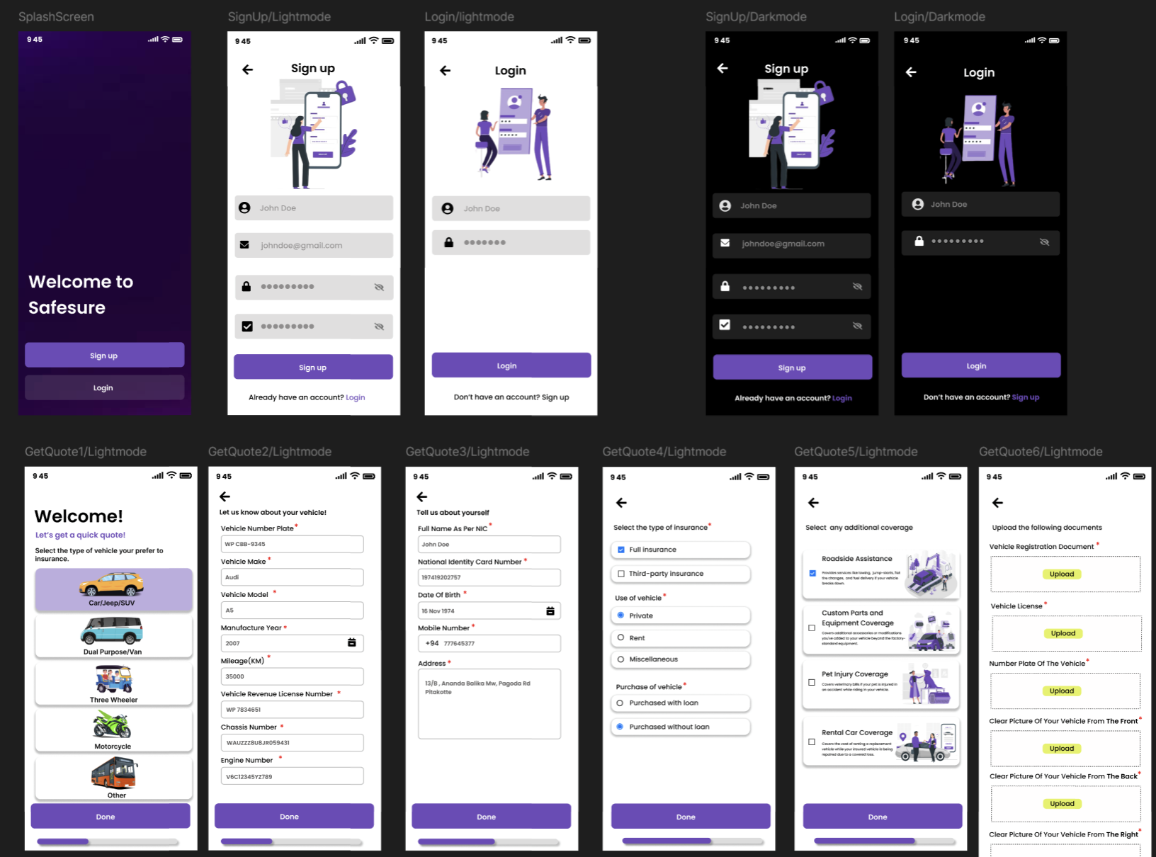 Safesure website preview image